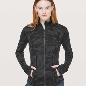 LULULEMON In Stride Jacket Incognito Camo Multi-Grey 8